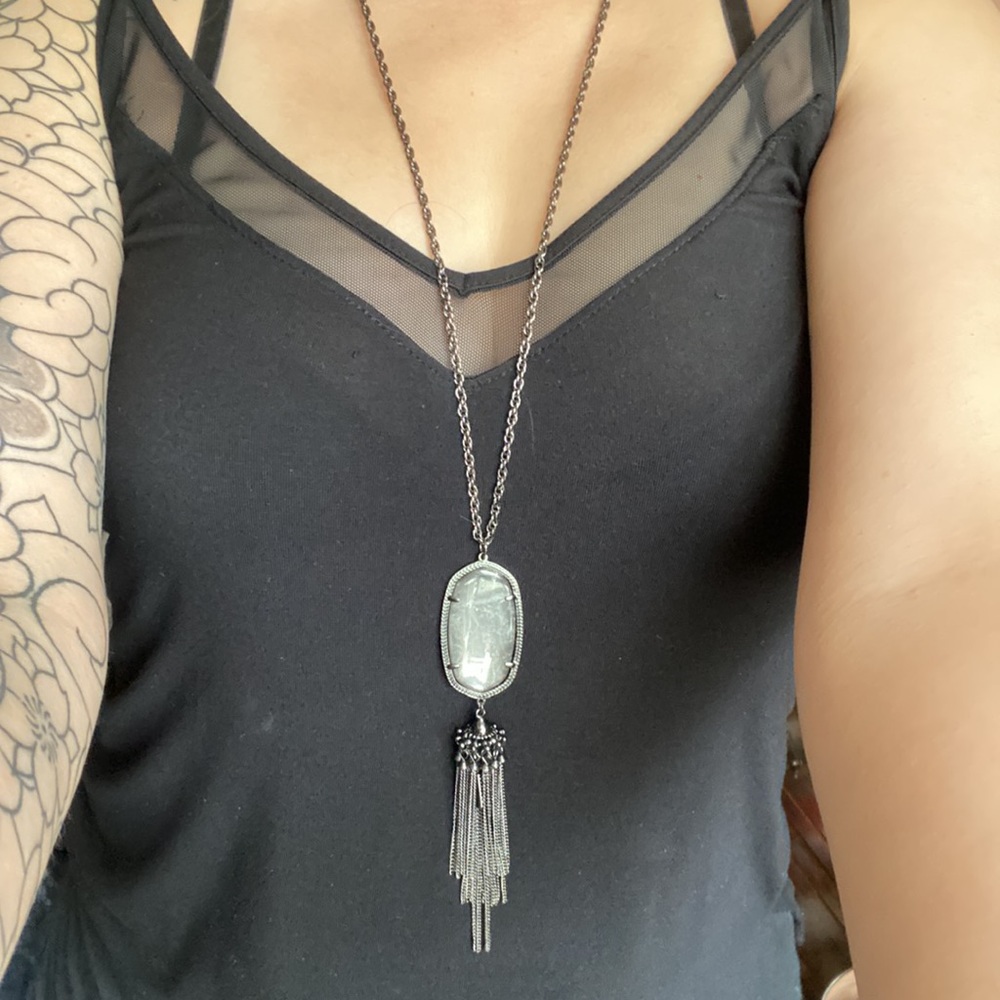 Kendra Scott Rayne necklace with long drop
